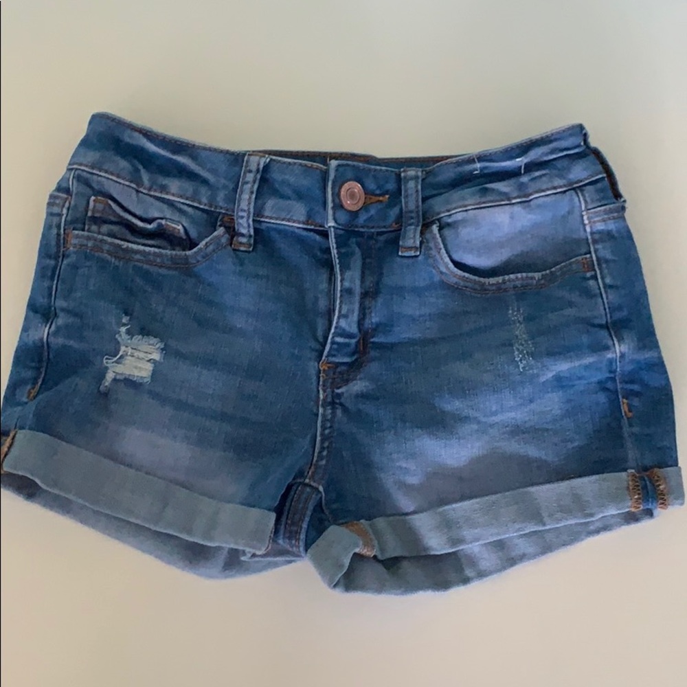Denim shorts